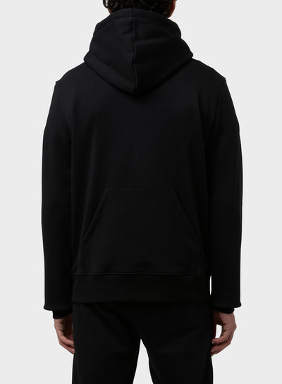 HOODIE HALF ZIP + BACK POCKET