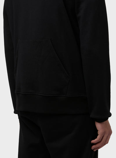 HOODIE HALF ZIP + BACK POCKET