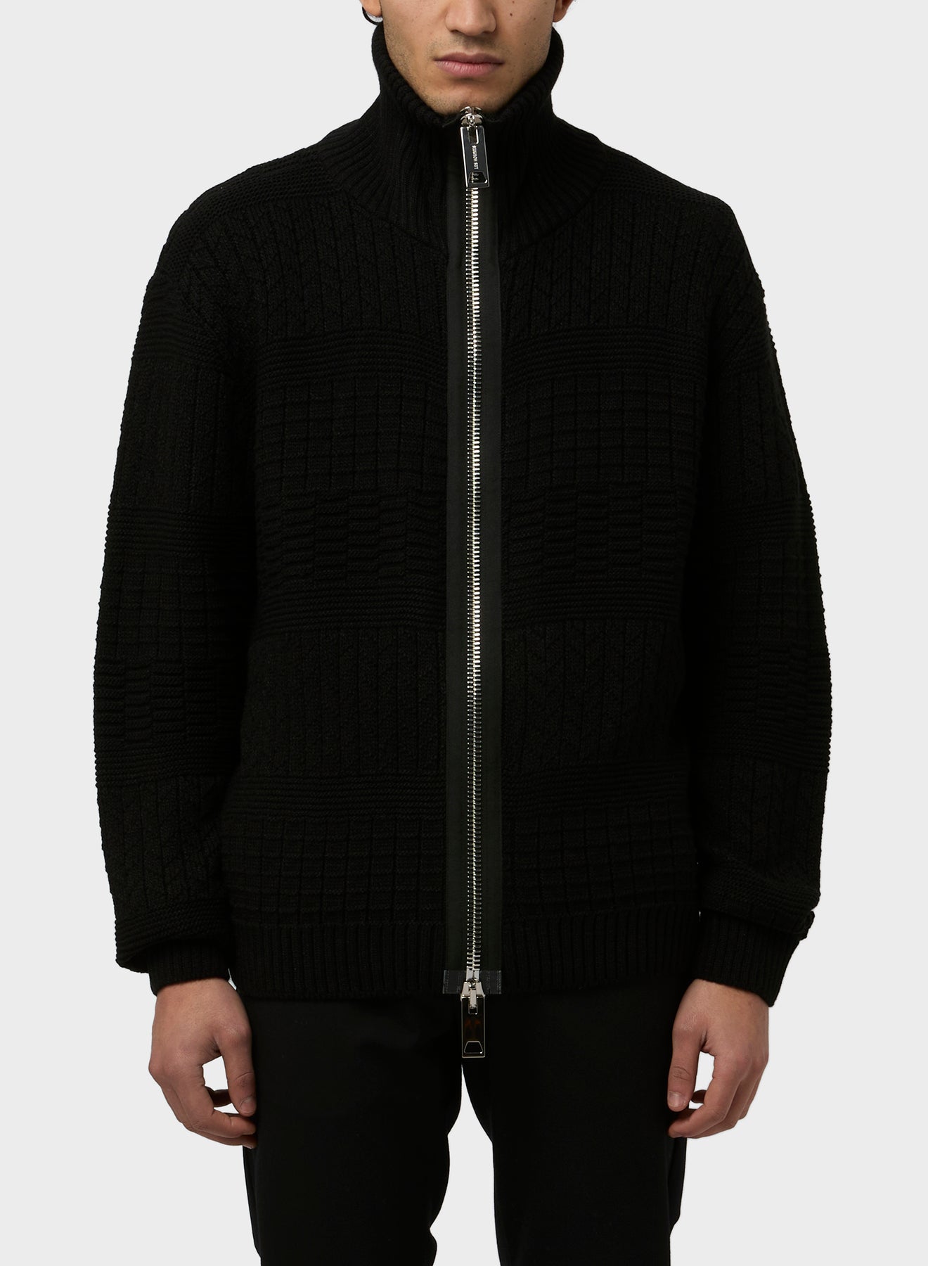 FULL ZIP KNIT