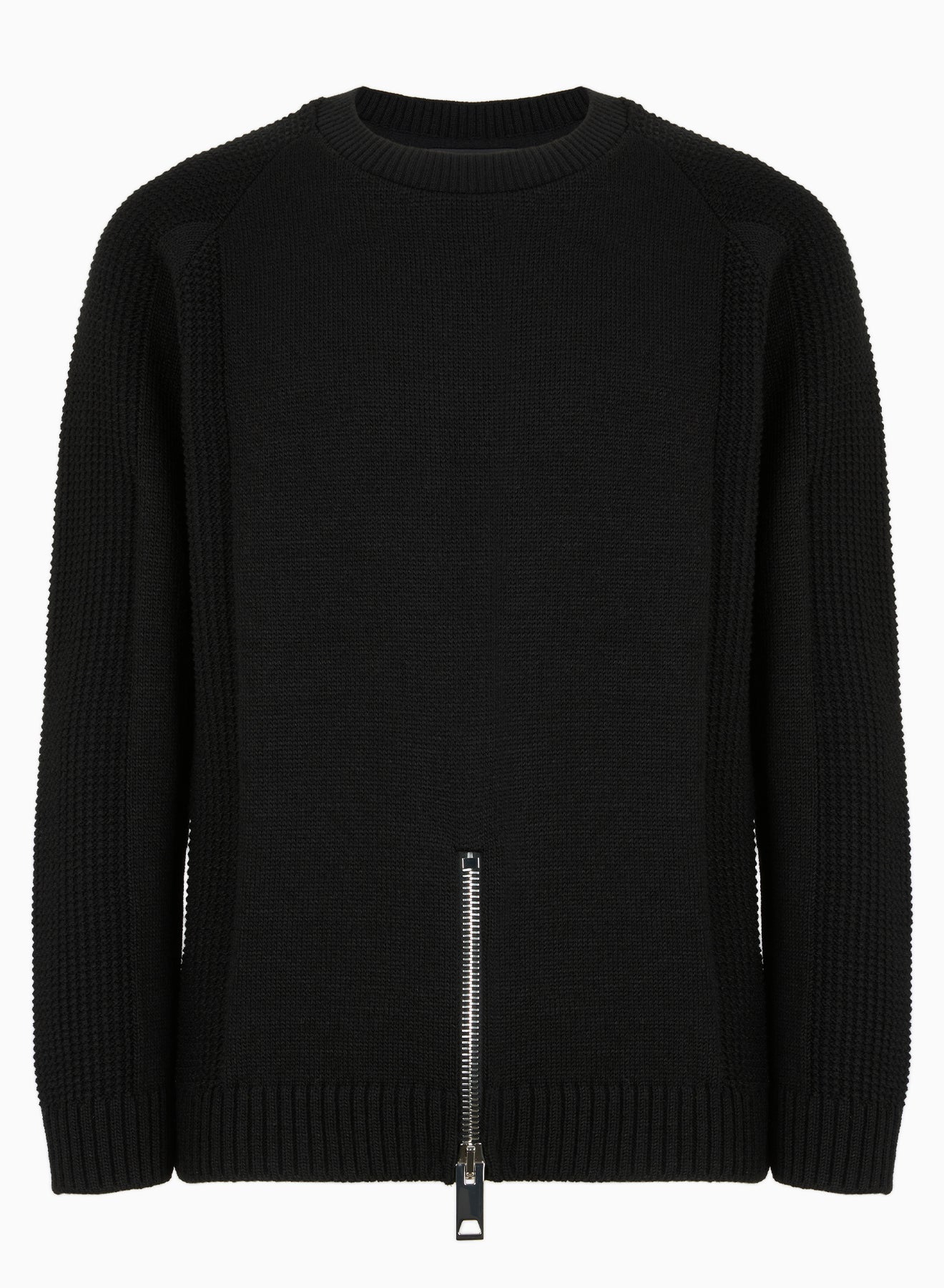 FLEECE SWEATER WITH ZIP ON THE FRONT