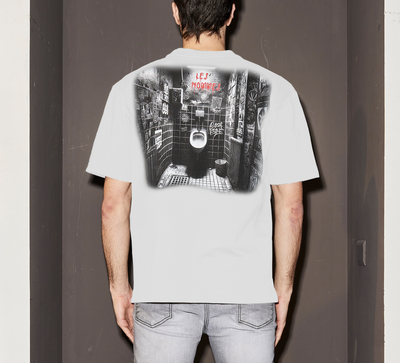 LHB2520009  T-shirt BACK TOILETTE PRINT