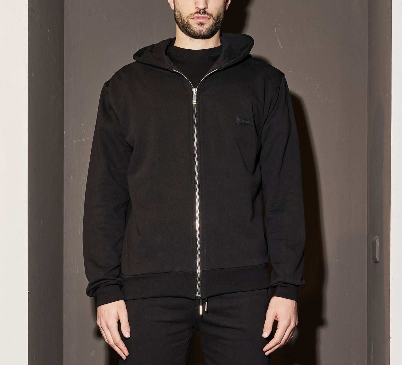 LHB2521010  Full zip Back Piercing Sweatshirt