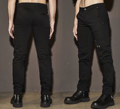 LHB2526008  Cotton Pants with Piercing Pockets